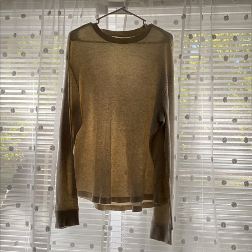 Long-Sleeve Waffle Tee